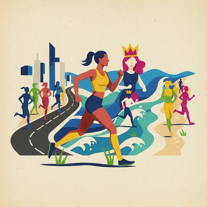 Mulheres dominam corridas de rua e de praia no Brasil