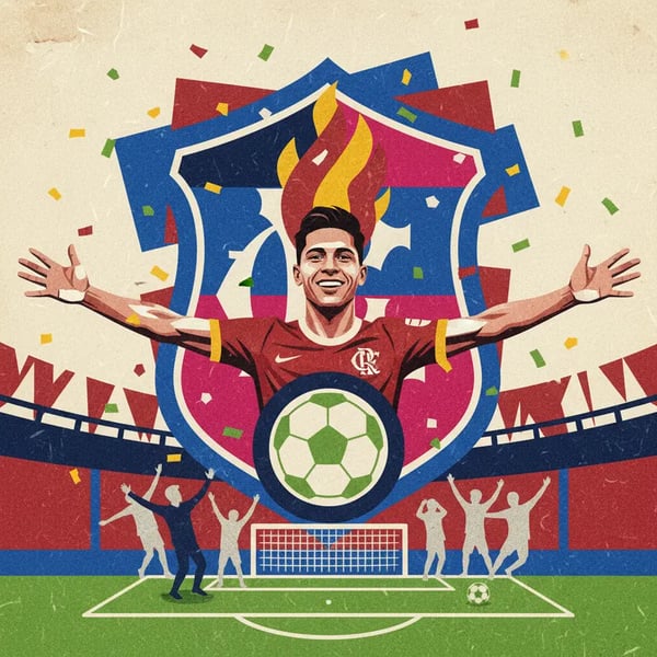 Paquetá celebra título do Carioca com o Flamengo