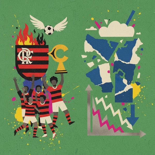 Flamengo provoca Fluminense com arte após título do Carioca