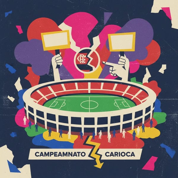 Protestos e público baixo marcam jogo do Flamengo no Maracanã