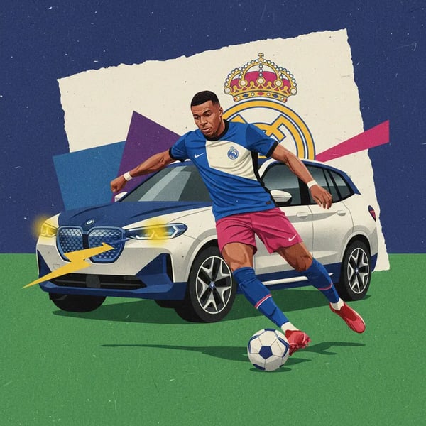 Mbappé ganha BMW elétrico de luxo avaliado em mais de R$ 420 mil