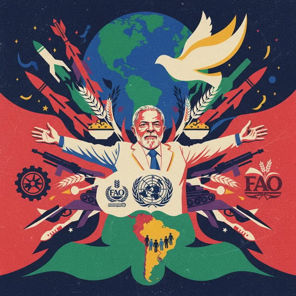 Lula critica gastos com armas e defende paz mundial