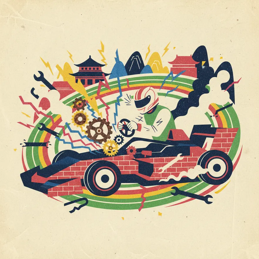 Bortoleto enfrenta problemas no carro antes de sprint na China