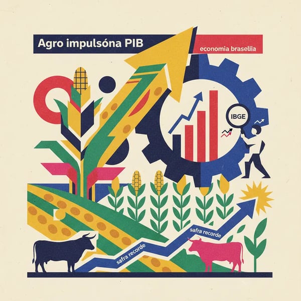Agro impulsiona PIB e ganha força na economia brasileira