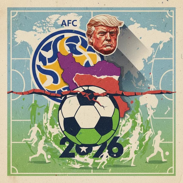 AFC mantém Irã na Copa do Mundo 2026 apesar de tensões com EUA
