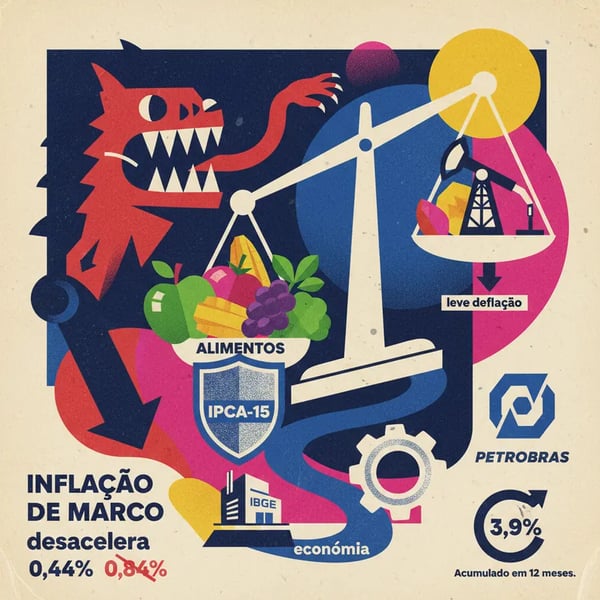 Inflação de Março desacelera, mas alimentos pressionam IPCA-15