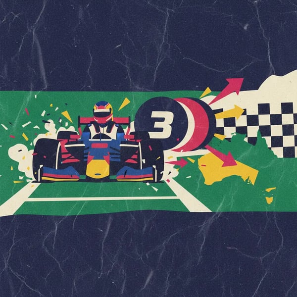 Hadjar larga em terceiro no GP da Austrália