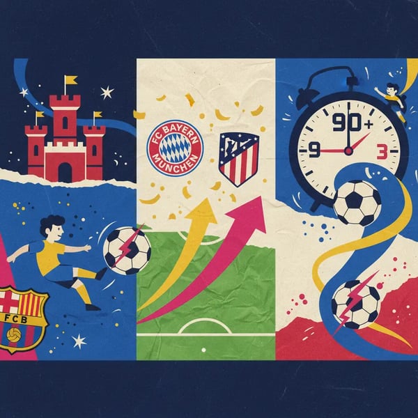 Yamal salva Barcelona com gol de pênalti; Bayern e Atlético encaminham classificação