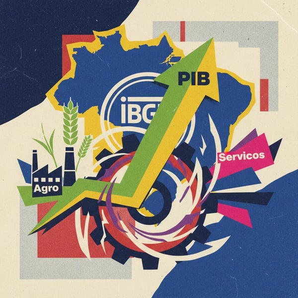 PIB do Brasil desacelera, mas mantém crescimento em 2024