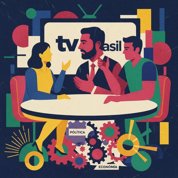Datena entrevista Simone Tebet e Guilherme Boulos na TV Brasil