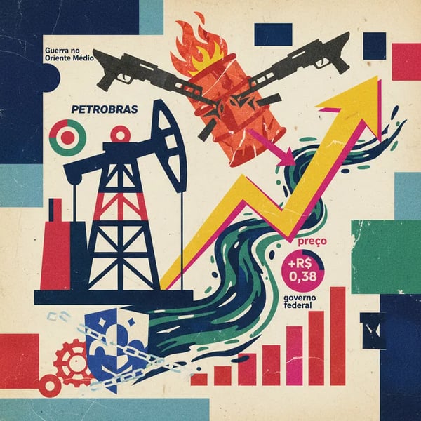 Petrobras aumenta preço do diesel em R$ 0,38 após alta do petróleo