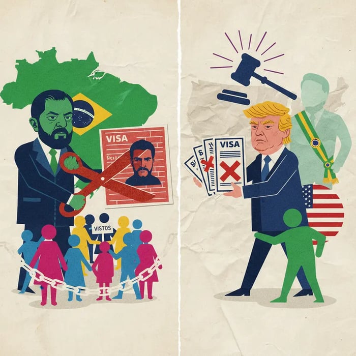 Lula veta assessor de Trump no Brasil em retaliação a vistos cancelados