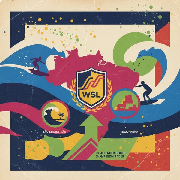 WSL redefine rota para elite do surfe com novas etapas no Brasil