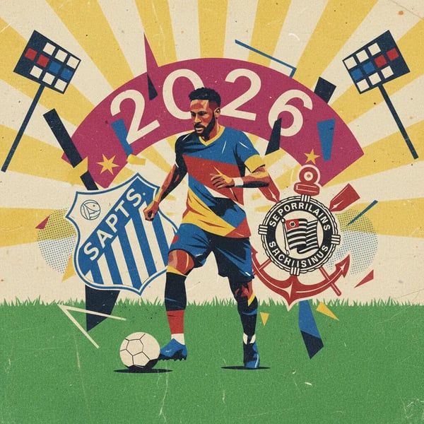 Neymar estreia em clássicos de 2026 contra o Corinthians