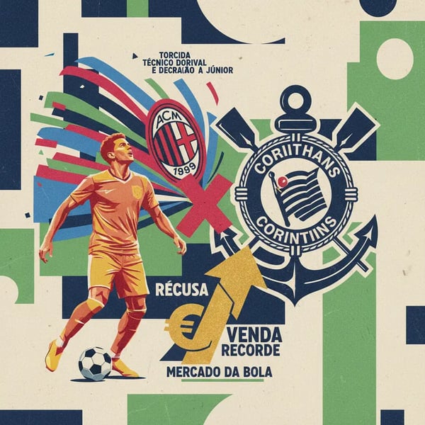 Corinthians recusa oferta do Milan por André