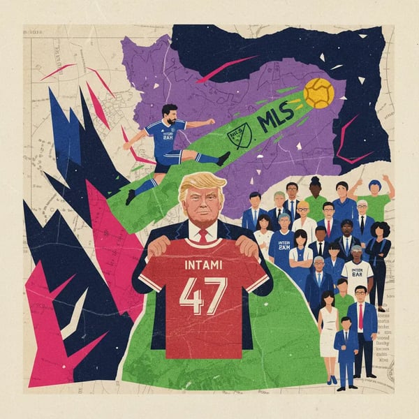 Trump recebe camisa do Inter Miami e discute política em evento de gala