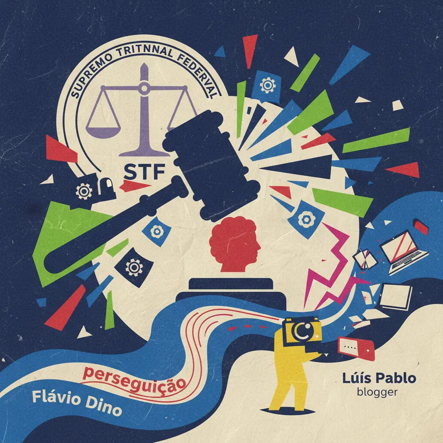 PF busca blogueiro por perseguição a Flávio Dino a pedido de Moraes