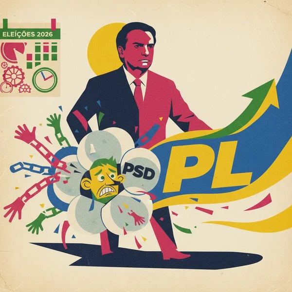 Efeito Flávio Bolsonaro Pressiona PSD e Dificulta Alianças