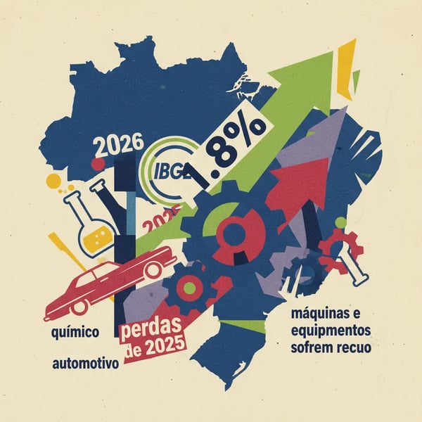 Indústria brasileira cresce em janeiro, mas perdas de 2025 persistem