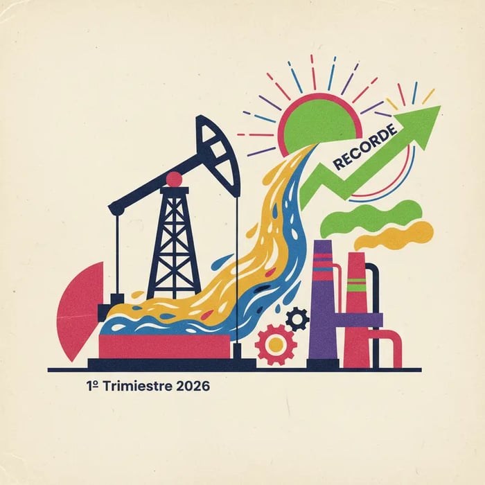 Produção da Petrobras dispara 16% no 1º trimestre de 2026, atingindo recorde