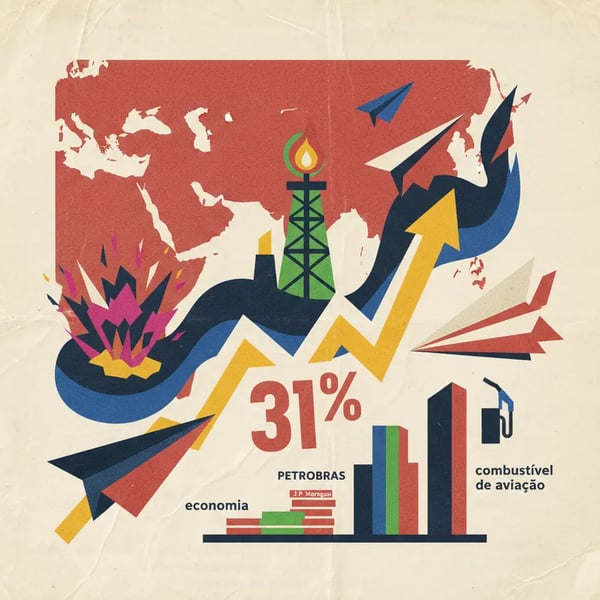 Guerra no Irã impulsiona alta de 31% nas passagens aéreas no Brasil