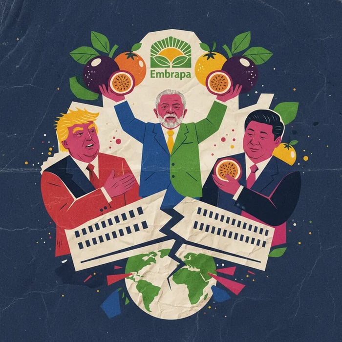 Lula oferece frutas brasileiras para Trump e Xi Jinping