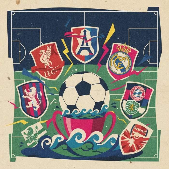 Quartas da Champions: Oito clubes seguem na disputa