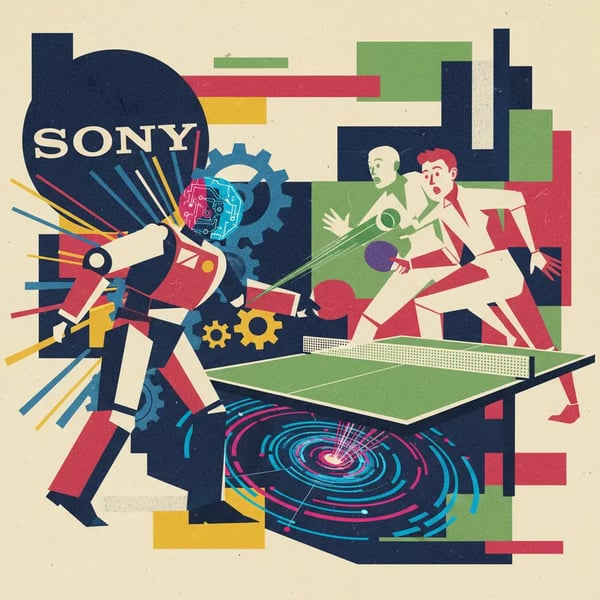 Robô da Sony com IA vence tenistas de elite em pingue-pongue
