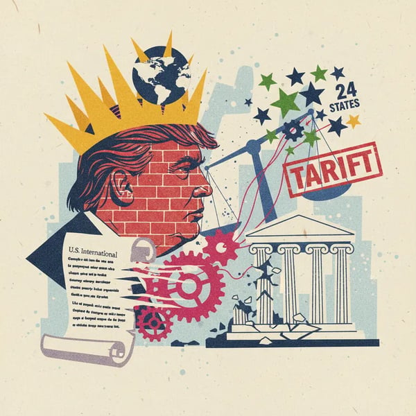 Empresas e estados questionam legalidade de tarifas de Trump