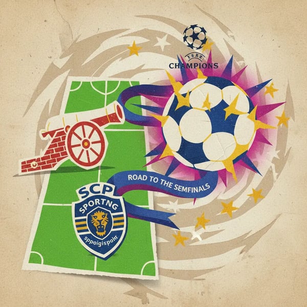 Arsenal e Sporting decidem vaga na semifinal da Champions