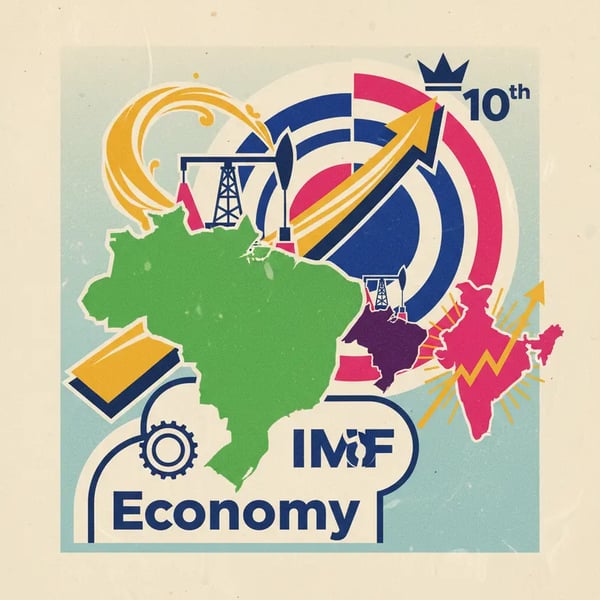 PIB do Brasil retorna ao Top 10 mundial impulsionado pelo petróleo