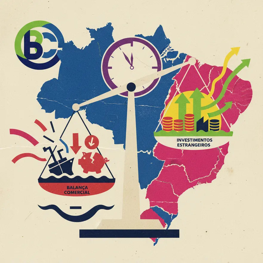 Contas externas do Brasil fecham março com déficit de US$ 6 bilhões