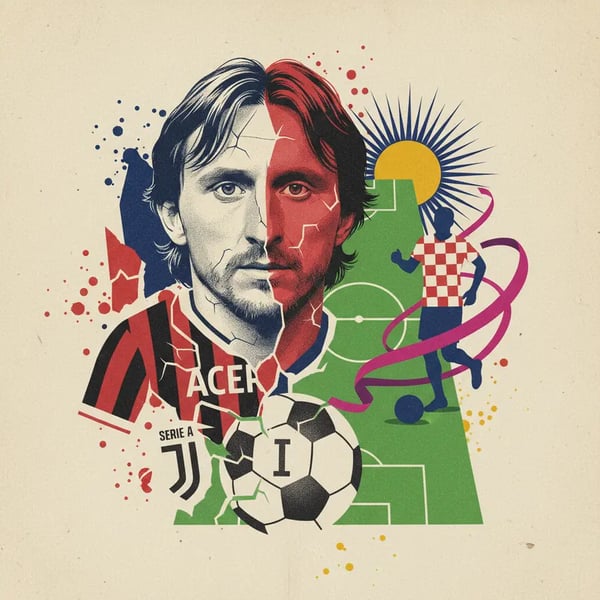 Modric fratura rosto e desfalca Milan, mas garante presença na Copa