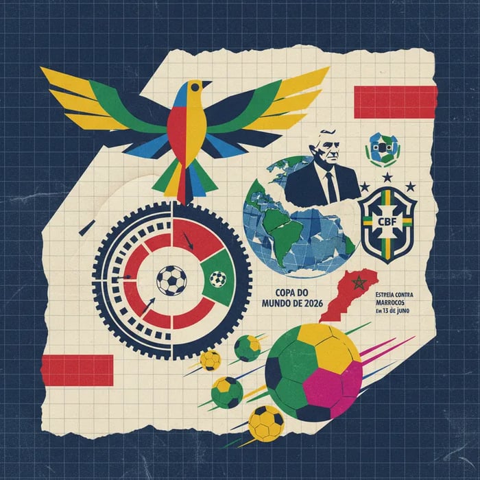 Seleção Brasileira define calendário para Copa do Mundo de 2026