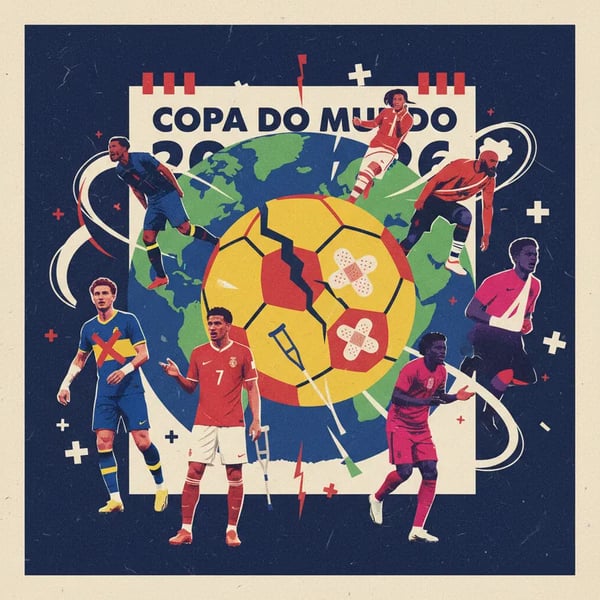Copa do Mundo: 10 craques fora ou com presença em dúvida por lesões