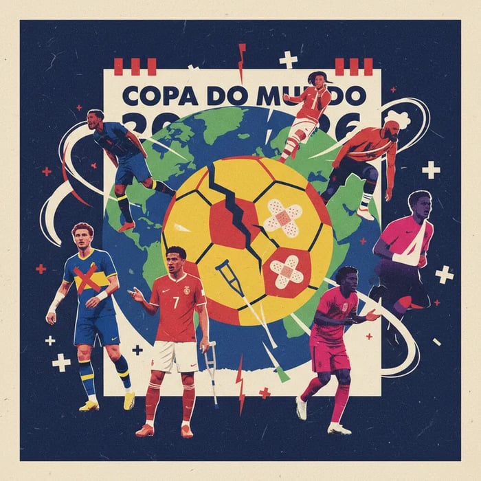 Copa do Mundo: 10 craques fora ou com presença em dúvida por lesões