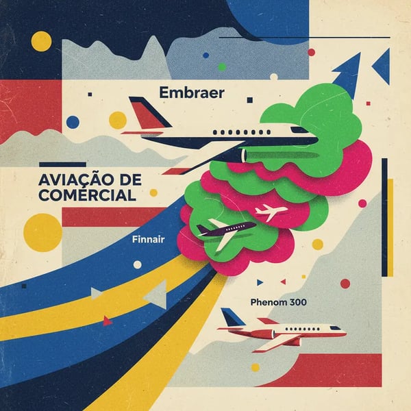 Embraer anuncia alta de 22% em pedidos no 1º trimestre impulsionada pela aviação comercial