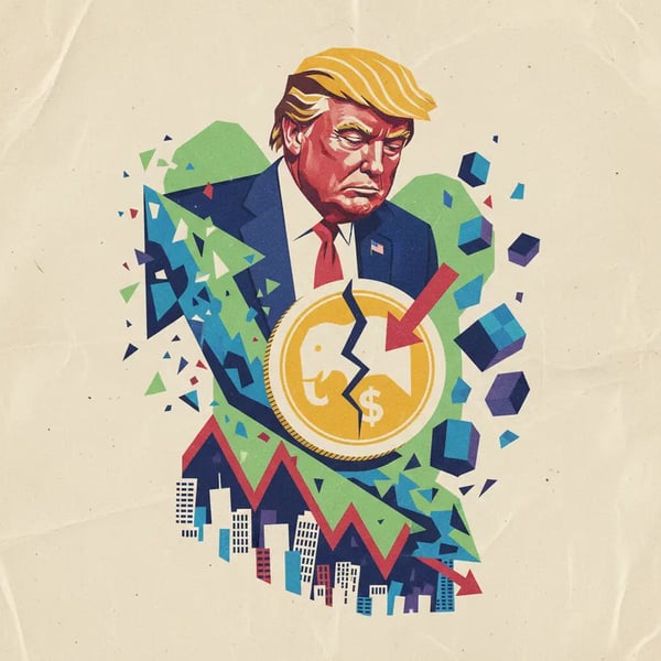 Memecoin de Trump despenca mesmo após discurso pró-cripto