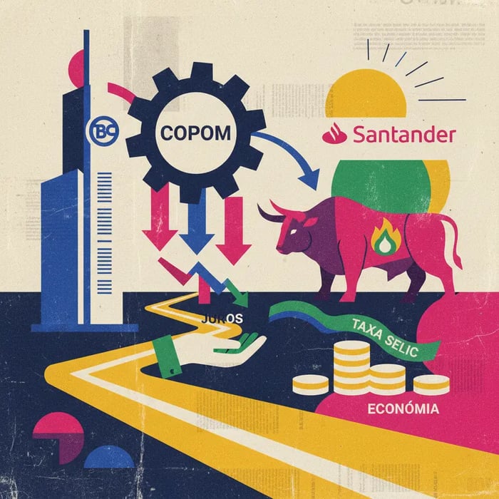 Santander avalia corte de 0,25 ponto nos juros em junho