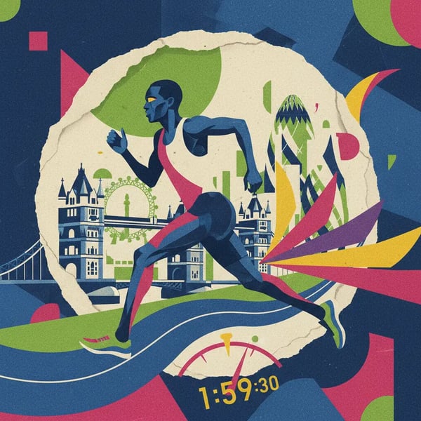 Sebastian Sawe quebra barreira das 2 horas na Maratona de Londres
