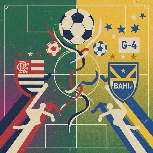 Flamengo e Bahia duelam por posições no Brasileirão 2026