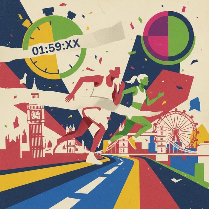 Maratona de Londres tem recorde histórico com quebra da barreira das 2 horas