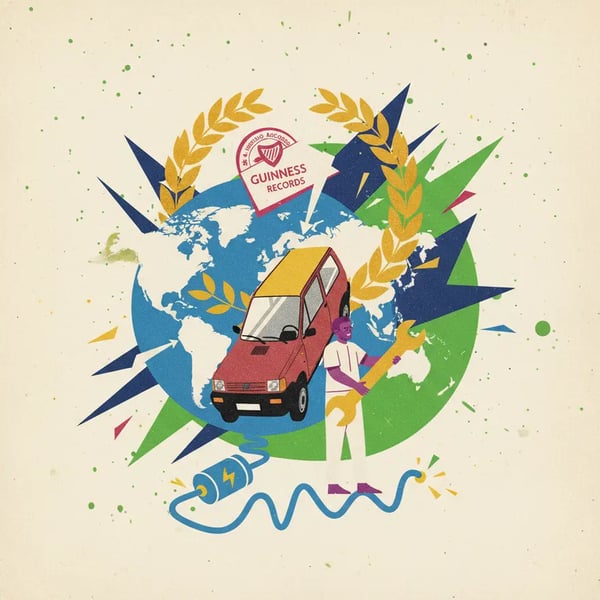 Italiano cria o carro mais estreito do mundo e busca recorde mundial
