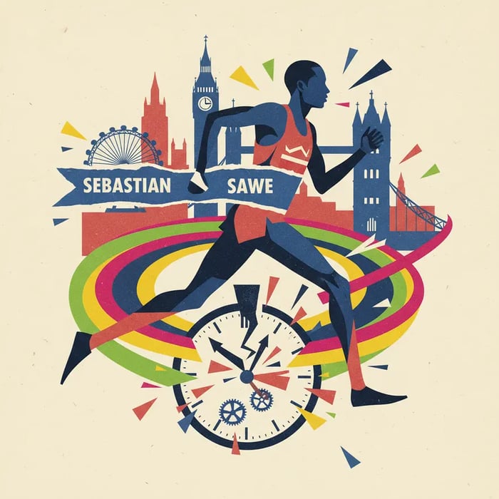 Sebastian Sawe vence Maratona de Londres em tempo recorde