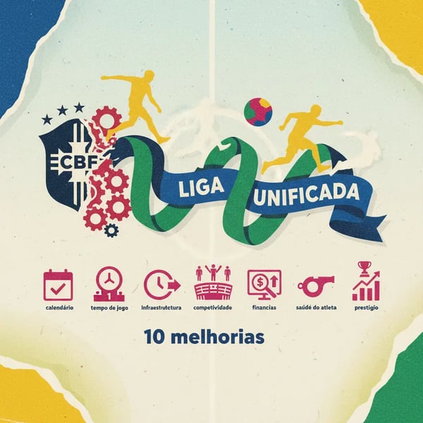 CBF propõe liga unificada e aponta 10 melhorias para o Brasileirão