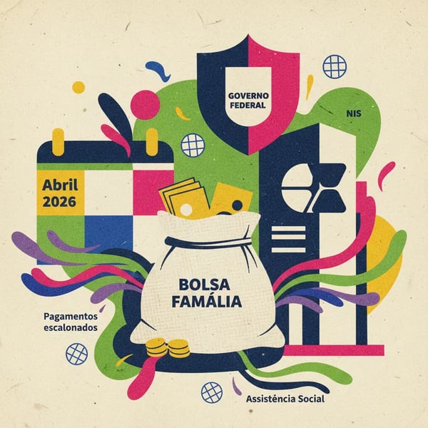 Calendário Bolsa Família: Pagamentos de Abril 2026 seguem até dia 30
