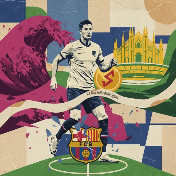 Lewandowski é oferecido a gigantes italianos e pode deixar o Barcelona