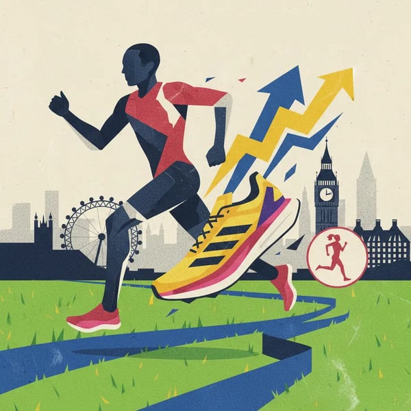 Adidas celebra recorde em maratona com novo tênis