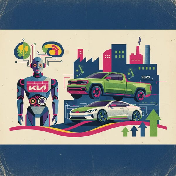 Kia investe em robôs humanoides e veículos inteligentes para o mercado americano