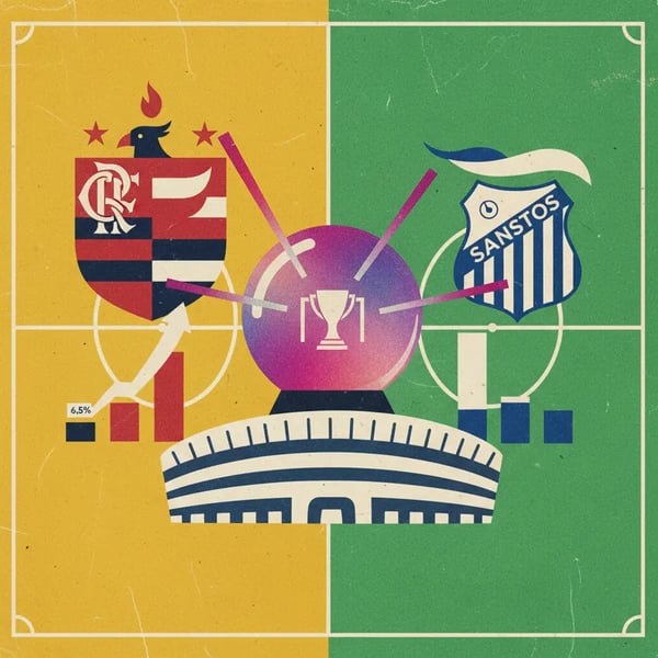 Flamengo encara Santos no Maracanã com 42% de chance de vitória